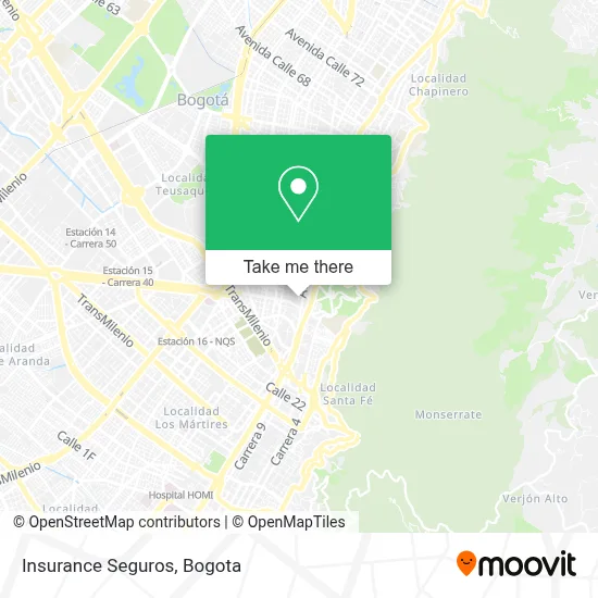 Insurance Seguros map