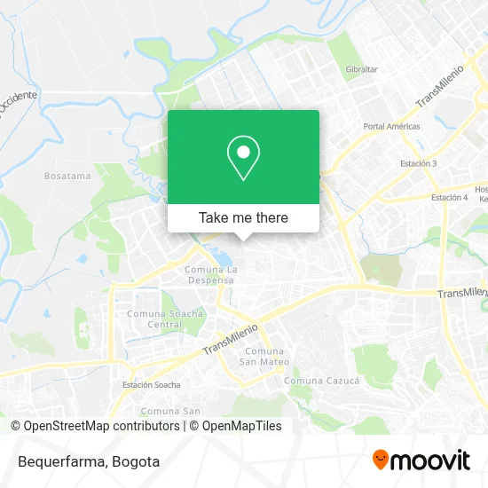 Bequerfarma map
