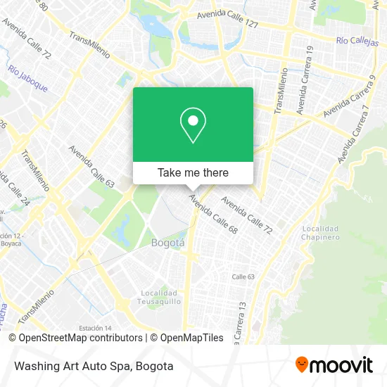 Washing Art Auto Spa map
