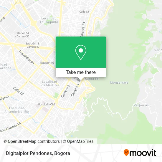 Digitalplot Pendones map