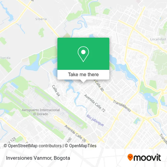 Inversiones Vanmor map