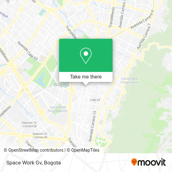 Space Work Gv map