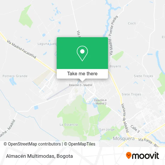 Almacén Multimodas map