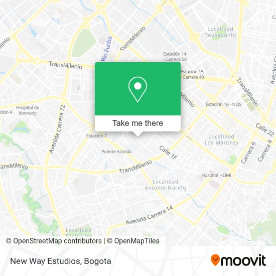 New Way Estudios map