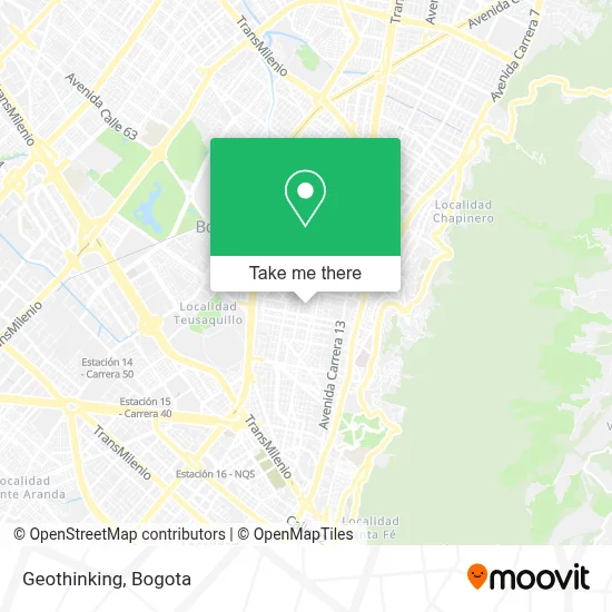 Geothinking map