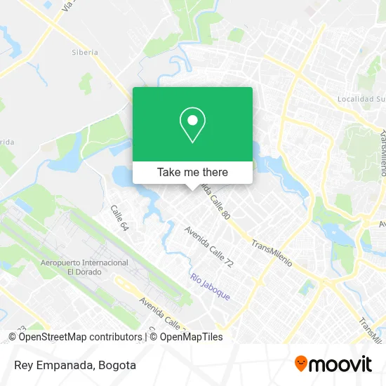 Rey Empanada map