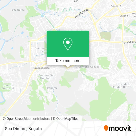 Spa Dimars map