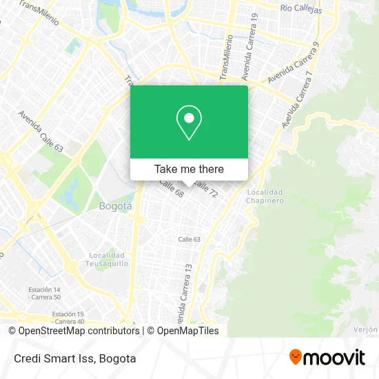 Credi Smart Iss map