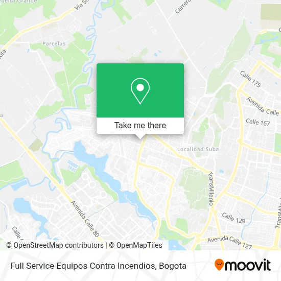 Full Service Equipos Contra Incendios map