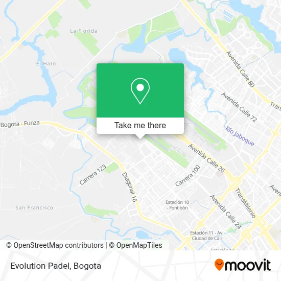 Evolution Padel map