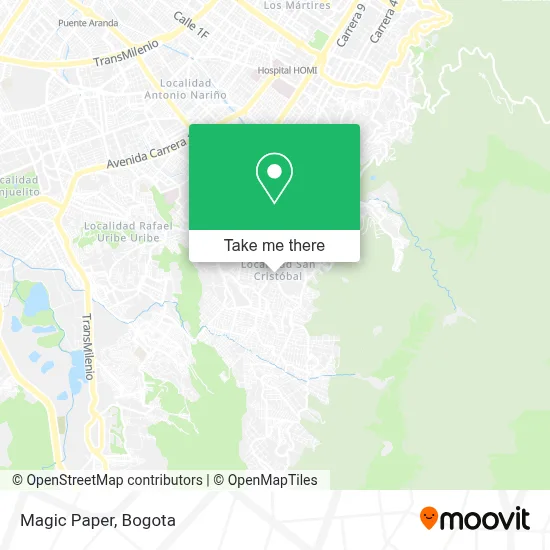 Magic Paper map