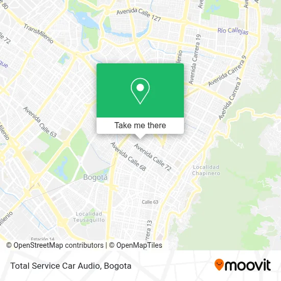 Total Service Car Audio map