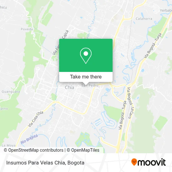 Insumos Para Velas Chia map