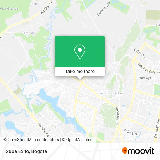 Suba Exito map