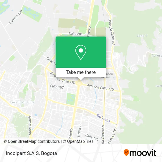 Incolpart S.A.S map
