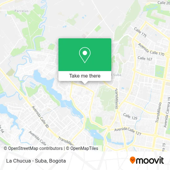 La Chucua - Suba map