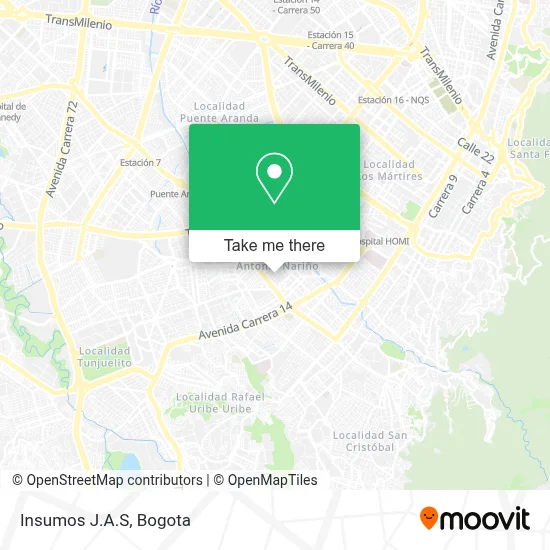 Insumos J.A.S map