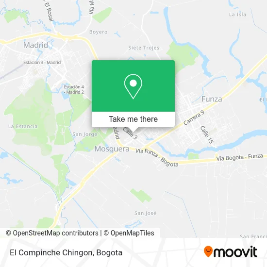 El Compinche Chingon map