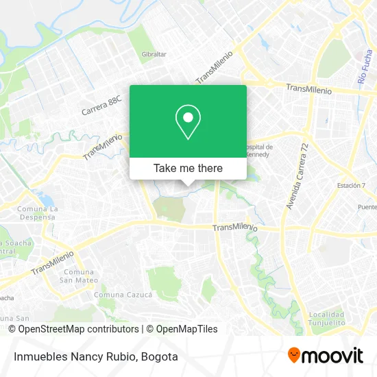 Inmuebles Nancy Rubio map