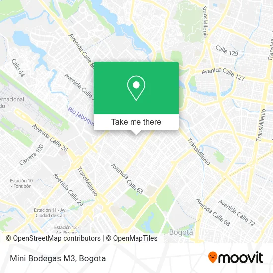 Mini Bodegas M3 map
