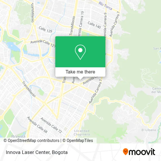Innova Laser Center map