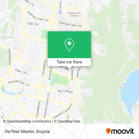 Re/Max Master map
