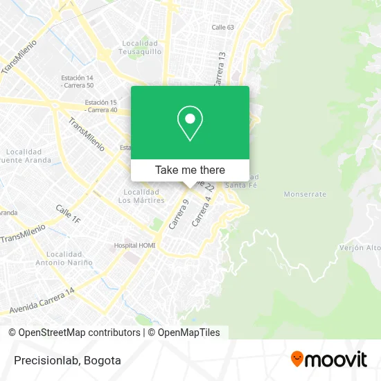 Precisionlab map