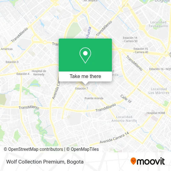 Wolf Collection Premium map
