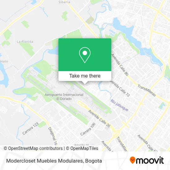 Modercloset Muebles Modulares map