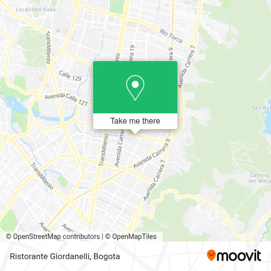 Ristorante Giordanelli map