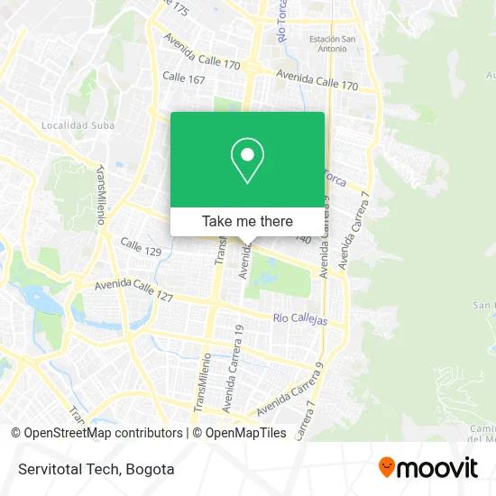Servitotal Tech map