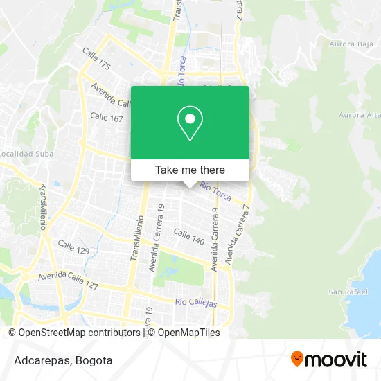 Adcarepas map