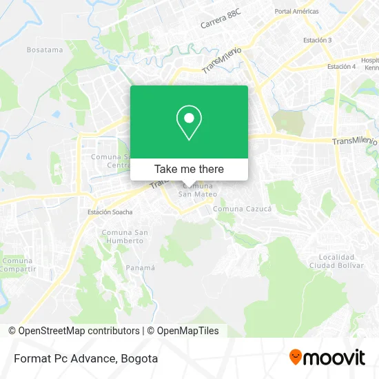Format Pc Advance map