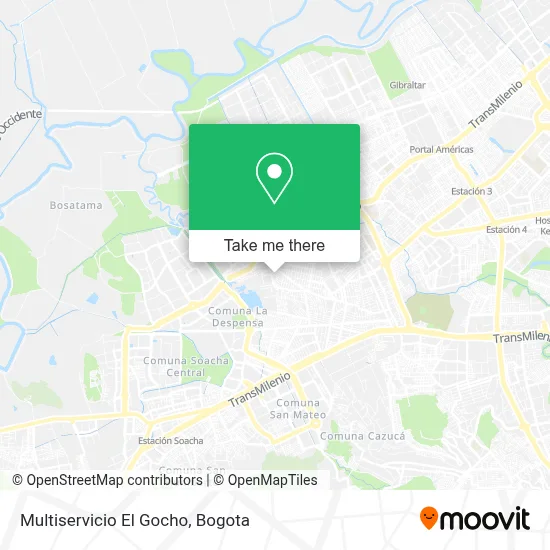 Multiservicio El Gocho map