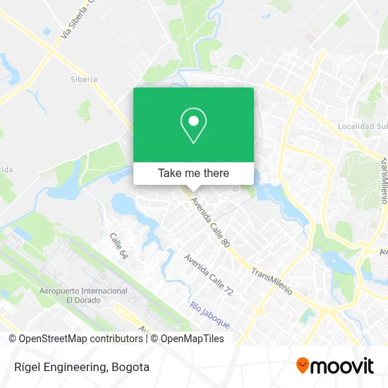 Rígel Engineering map