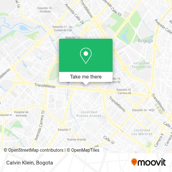 Calvin Klein map