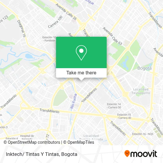 Inktech/ Tintas Y Tintas map