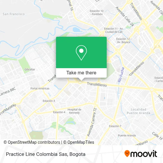Practice Line Colombia Sas map
