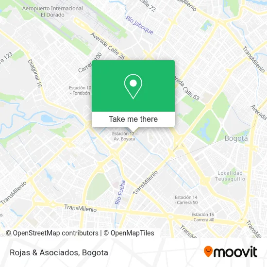 Rojas & Asociados map