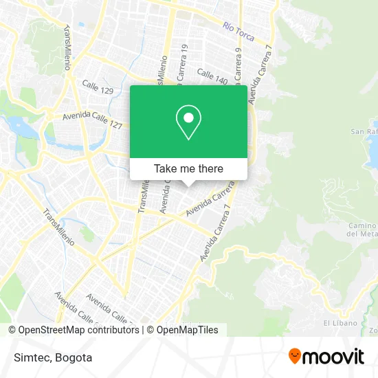 Simtec map