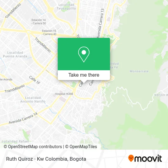 Ruth Quiroz - Kw Colombia map