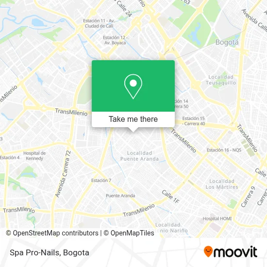 Spa Pro-Nails map