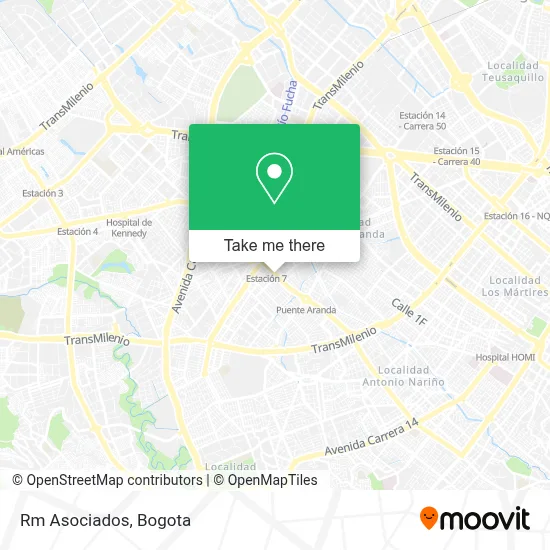 Rm Asociados map