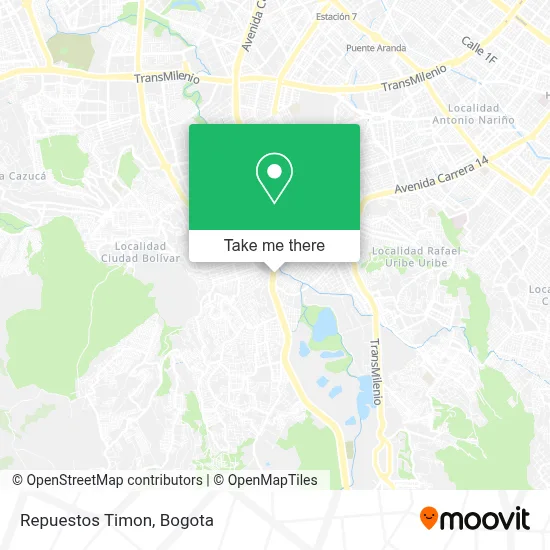 Repuestos Timon map