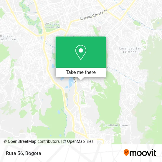 Ruta 56 map