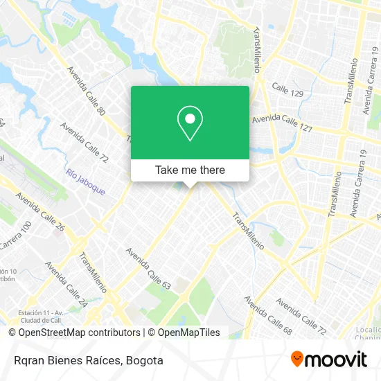Rqran Bienes Raíces map