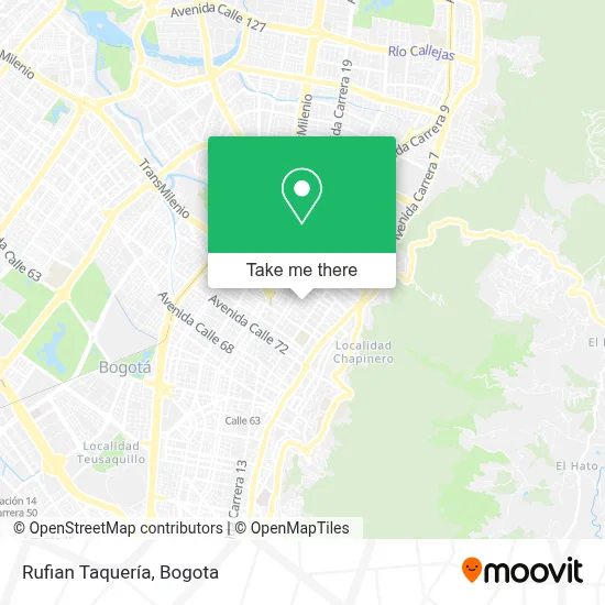 Rufian Taquería map