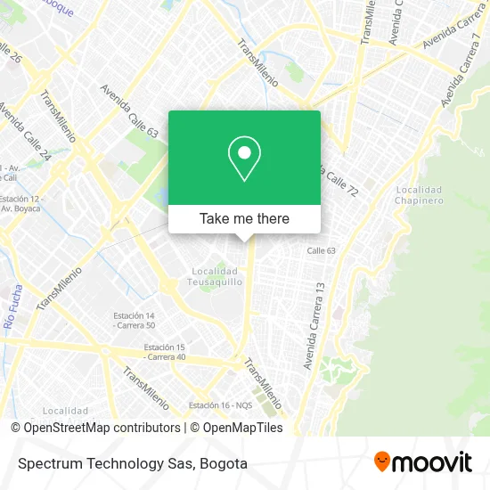 Spectrum Technology Sas map