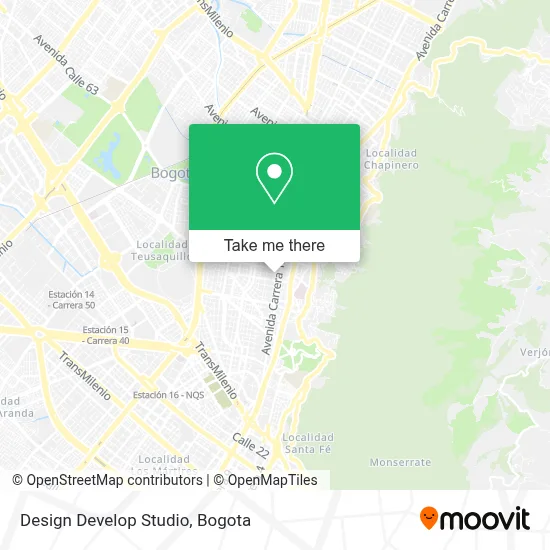 Design Develop Studio map