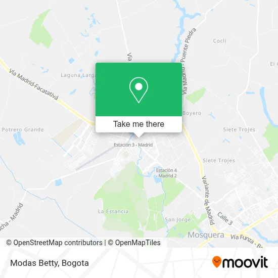Modas Betty map